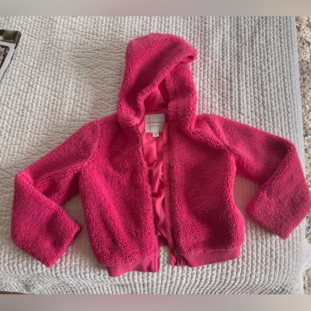 Cozy Pink Sherpa Jacket
